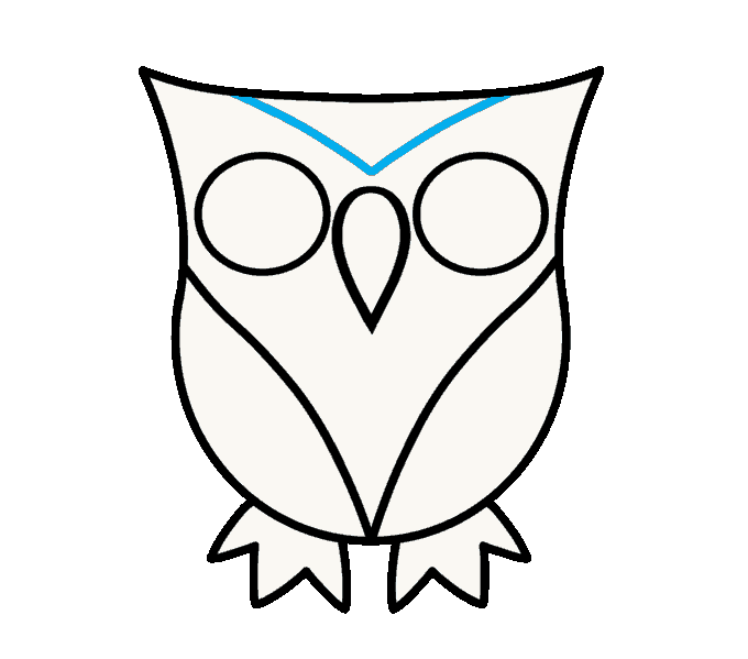 Easy Cute Owl Drawing | Free download on ClipArtMag