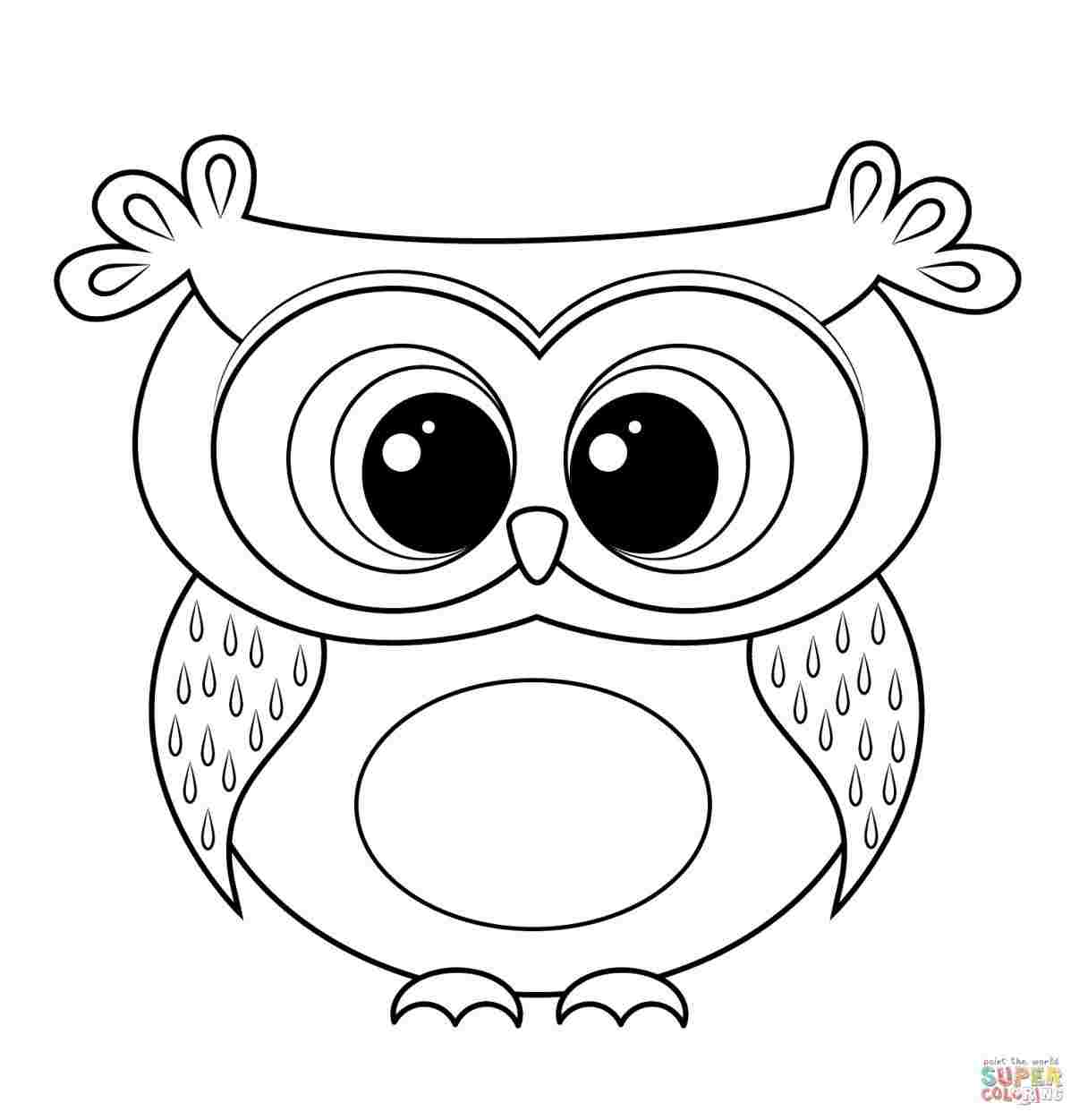 1206x1251 Owl Draw Cartoon Owls Ing To Coloring