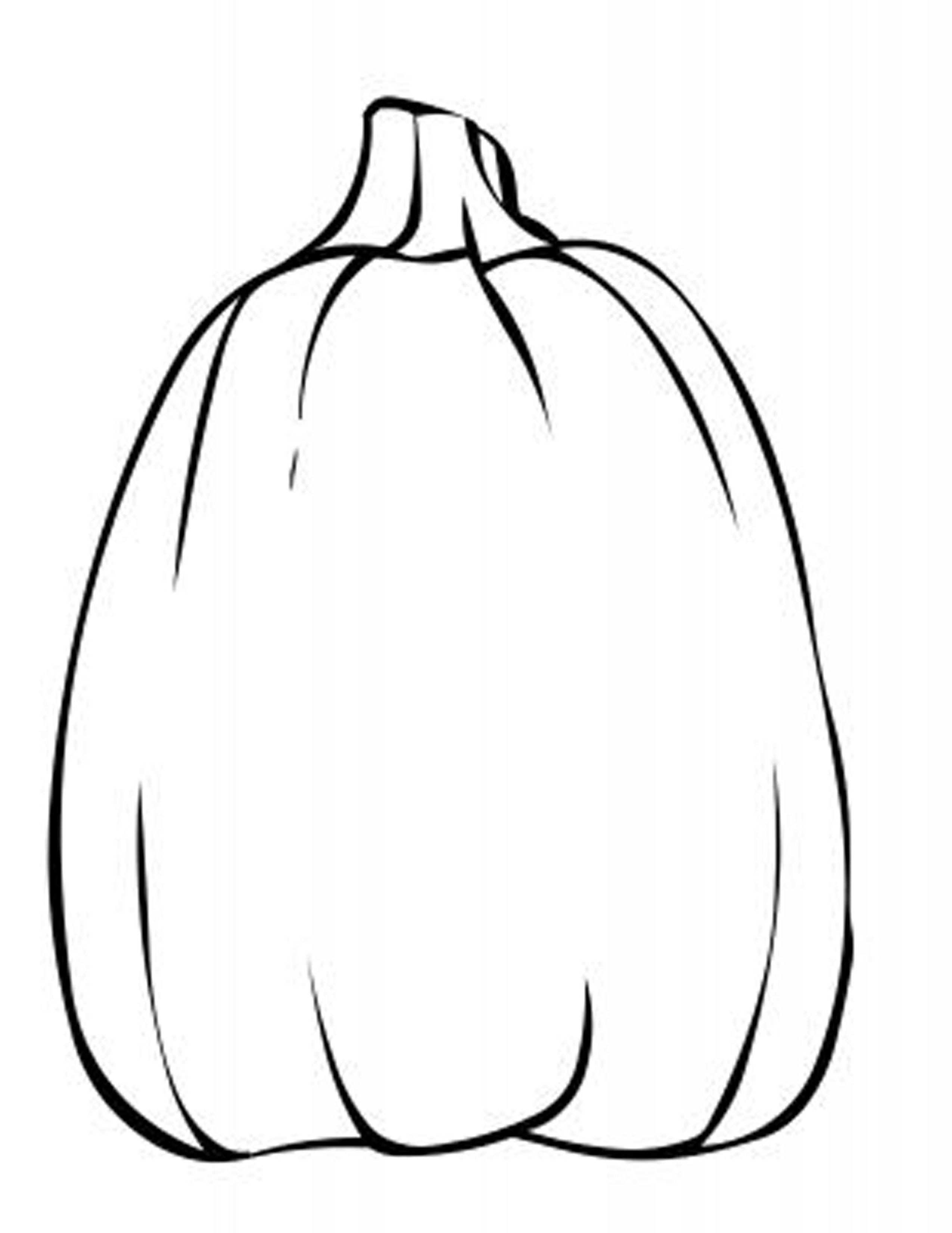 2550x3301 Pumpkin Drawing Template Designs A Easy Face Step Cute