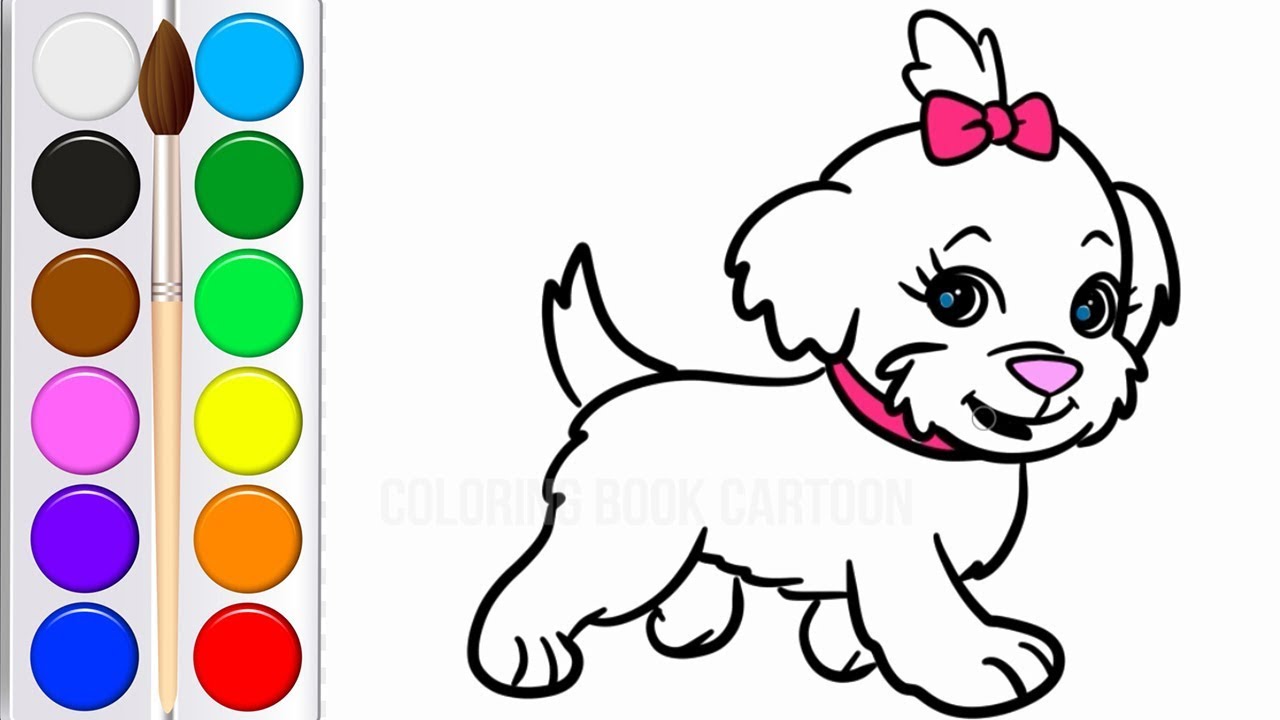 Easy Dog Drawing For Kids | Free download on ClipArtMag