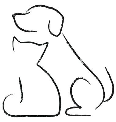 380x400 Easy Drawings Of Dogs
