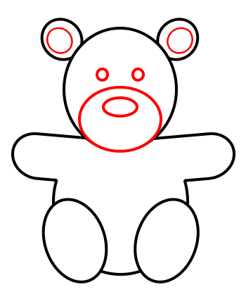 350x425 How To Draw A Teddy Bear Kids How To Draw Art Drawings