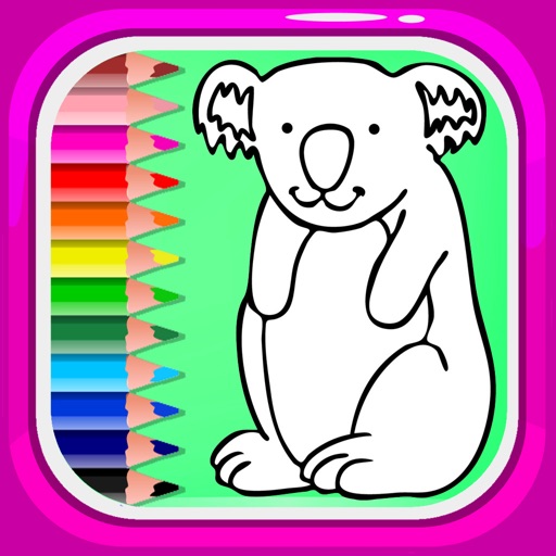 512x512 Animal Drawing Games Coloring Book Koala Bear