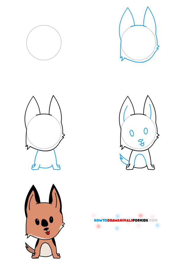 620x900 Easy To Draw Dog Clipart