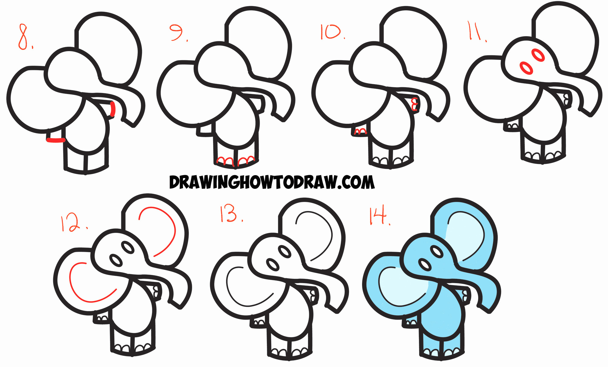 2000x1207 Easy Drawings For Kids Step