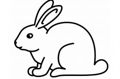 236x157 Easter Bunny Rabbit Drawing Simple Tutorial Cartoon For Pencil