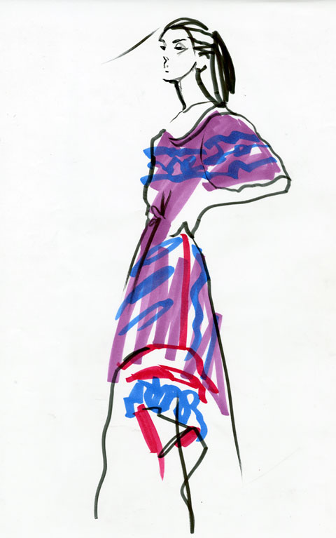 480x767 julie johnson fashion drawing sketch lintreccio della torre