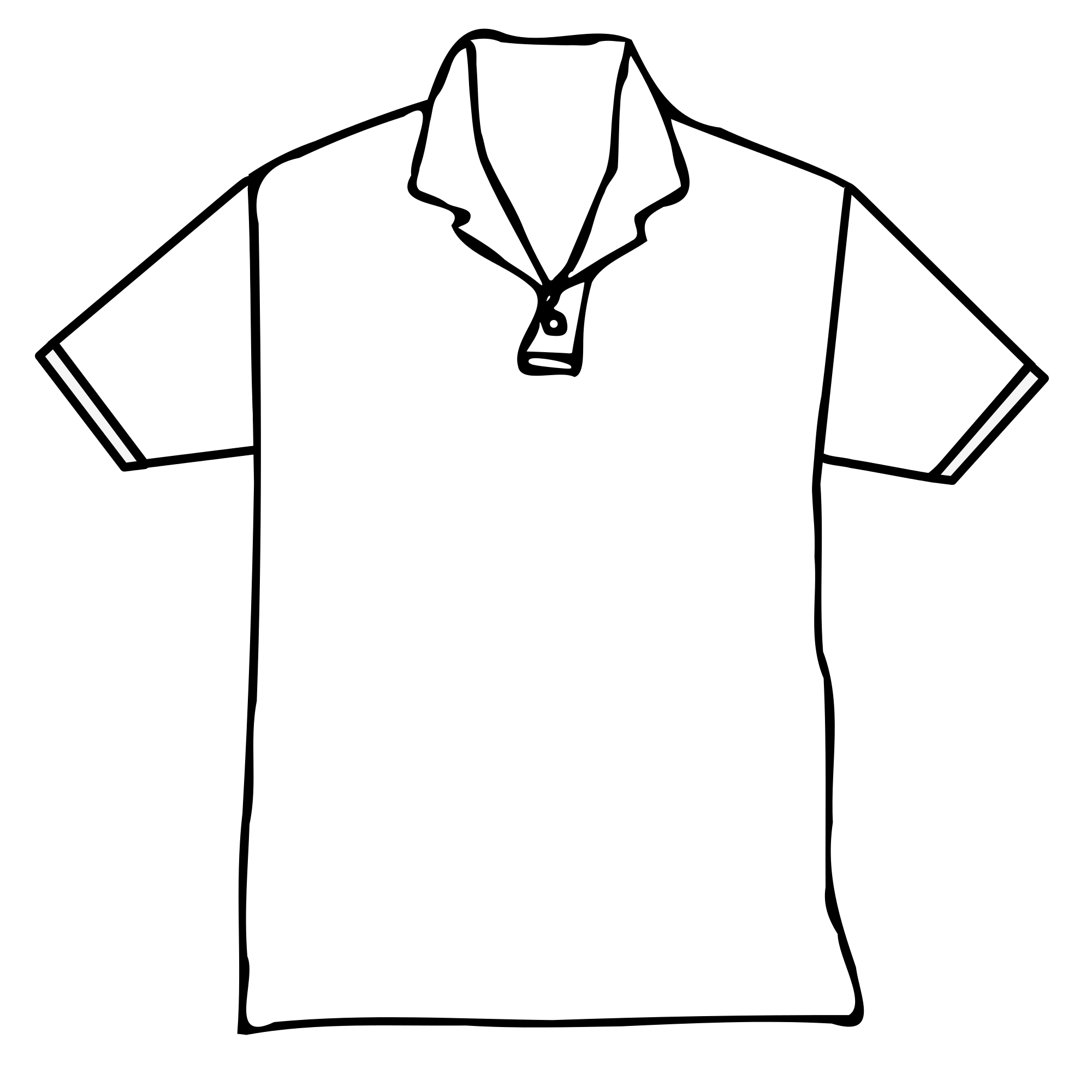 2000x2000 Collection Of Free Shirt Drawing Easy Download On Ui Ex