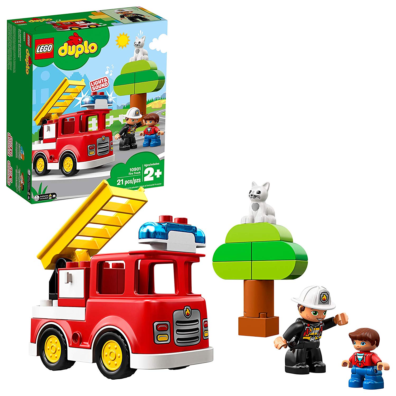 1500x1500 Lego Duplo Town Fire Truck Building Blocks New