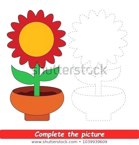 450x470 Kids Flower Drawing