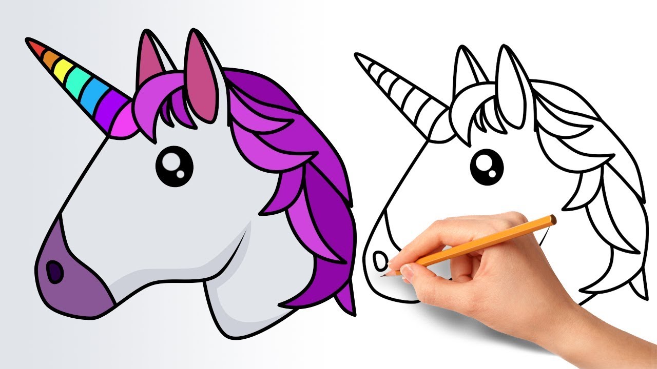 1280x720 How To Draw Unicorn Marvelous Unicorns Easy Kids Youtube You Cake