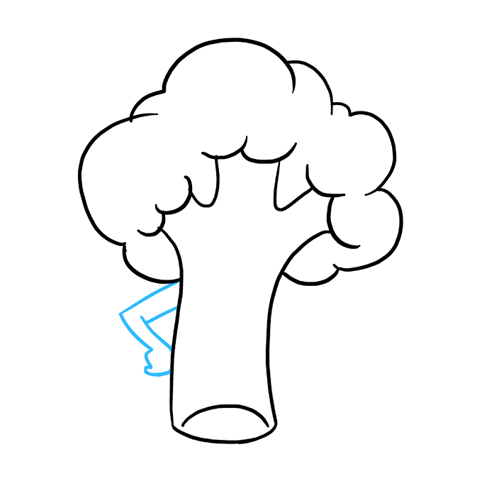 680x678 How To Draw Broccoli