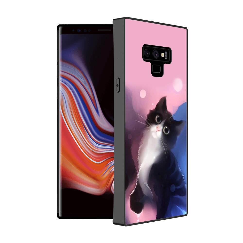 1000x1000 Slim Black Cat Drawing Samsung Galaxy Note Phone