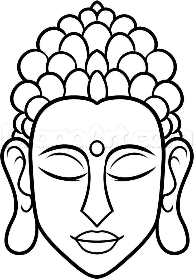 736x1058 Ganesha Drawing Free Download