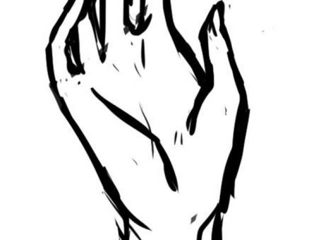 640x480 Drawn Hand Gesture Easy