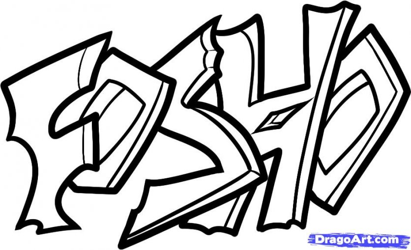 836x509 How To Draw Graffiti For Kids Graffiti Drawing Easy Part