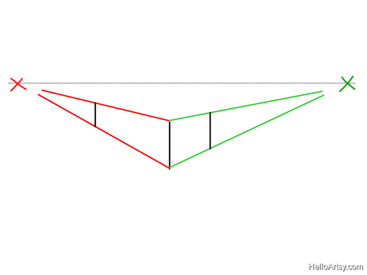 720x540 Point Perspective Drawing Step
