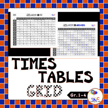 350x350 Times Tables Grids Worksheets Teaching Resources Tpt