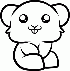 298x302 How To Draw How To Draw A Hamster For Kids