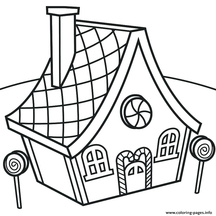 842x842 House Coloring Pages Printable Haunted House Coloring Pages