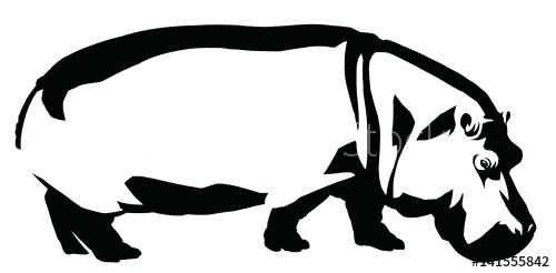 500x246 Draw Hippo