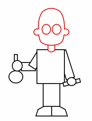 325x425 Drawing A Cartoon Scientist