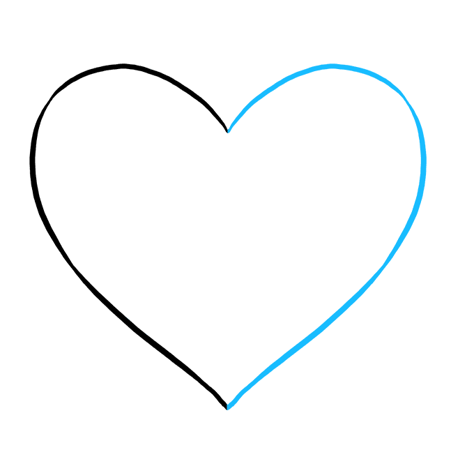 680x678 Huge Collection Of 'heart Drawing Step