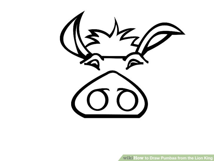 728x546 how to draw pumbaa from the lion king