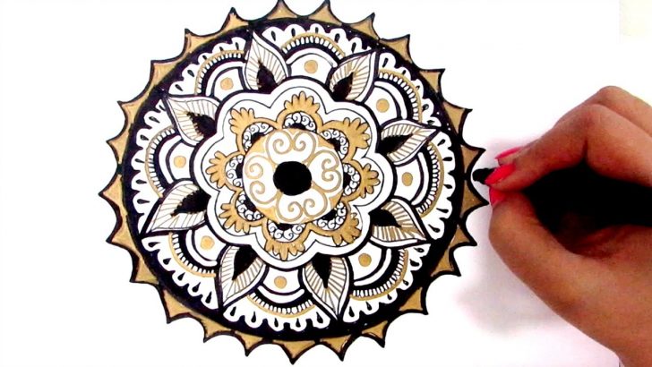 728x410 Mandala Drawing Easy Art Animals Flower Online I Fertility