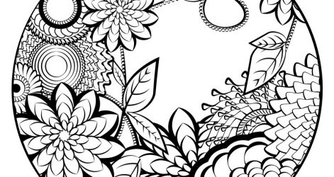 471x250 Mandala Drawing Easy Step