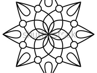 320x240 Easy Mandala Designs Simple Floral Mandala Pattern Coloring Book