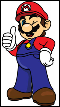 200x355 how to draw super mario bros characters mario, luigi, bowser