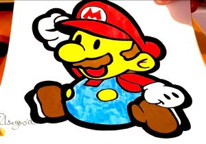 300x210 Mario Drawing Step