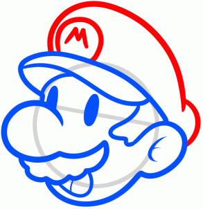 293x302 How To Draw Mario Easy Step Luke U Might Like This Although U
