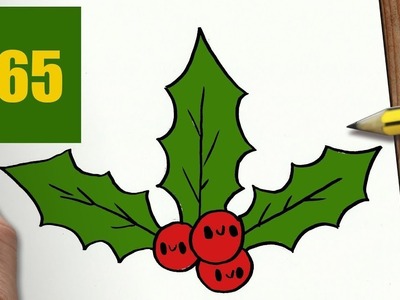 400x300 Kids, How To Draw A Mistletoe Leaf Cute, Easy Step