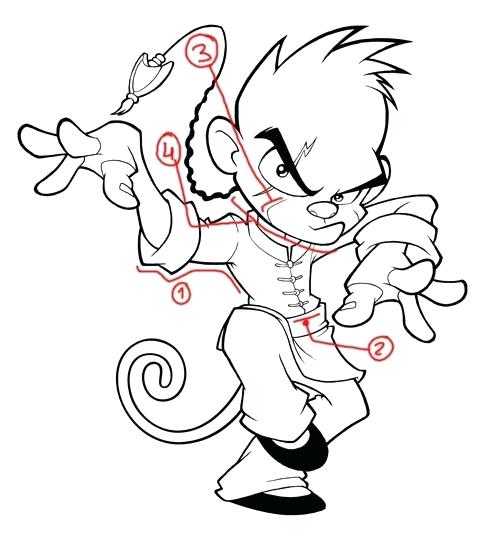 478x542 Easy Pictures Of Monkeys To Draw Monkey Eating Drawing Monkey Step