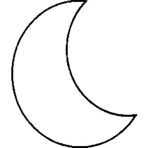 300x300 Easy Drawing Moon