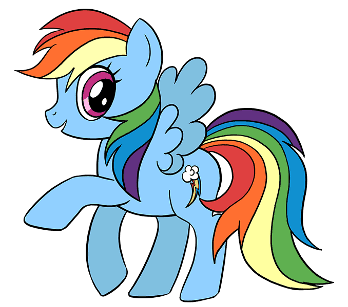 678x600 How To Draw A My Little Pony