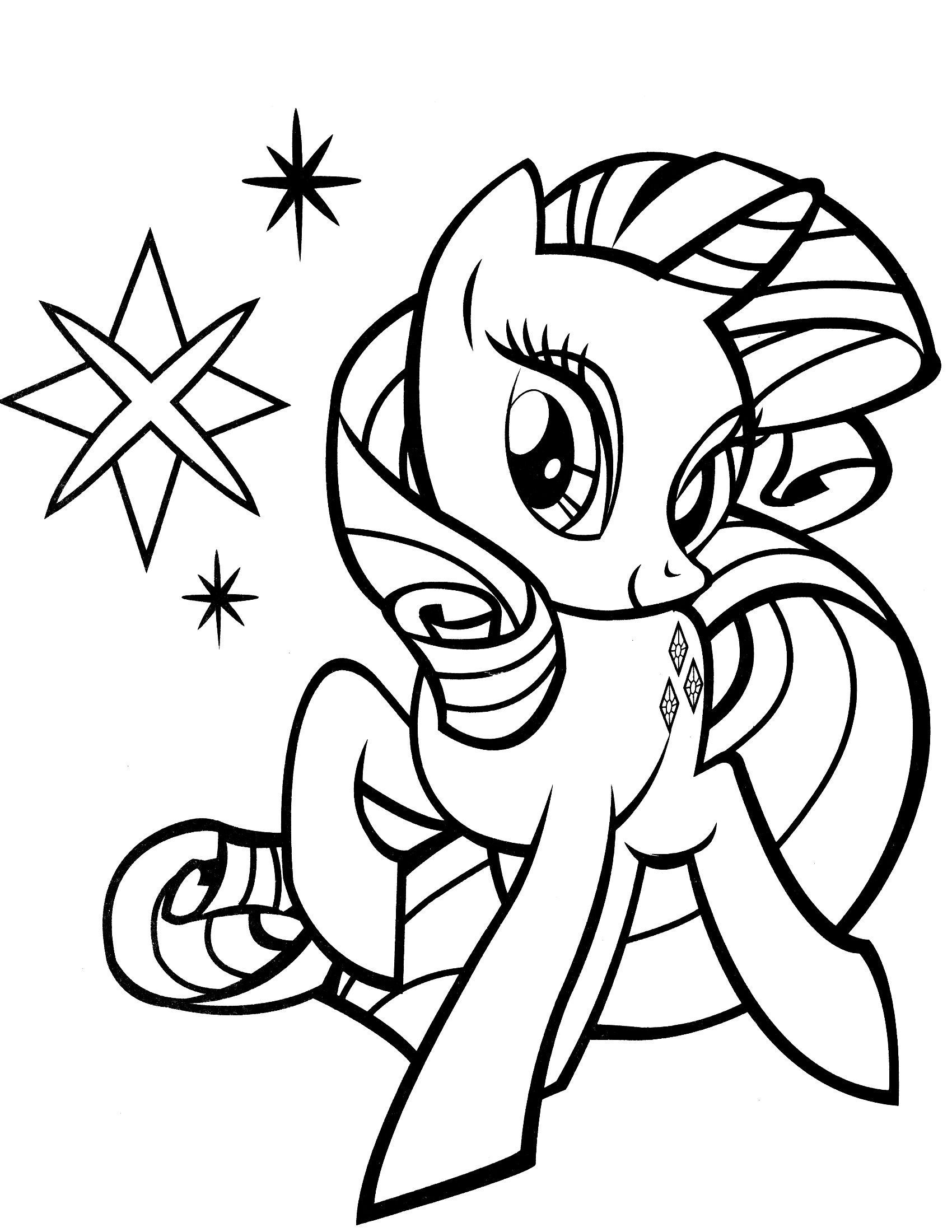 1700x2200 My Little Pony Valentines Day Coloring Pages Easy