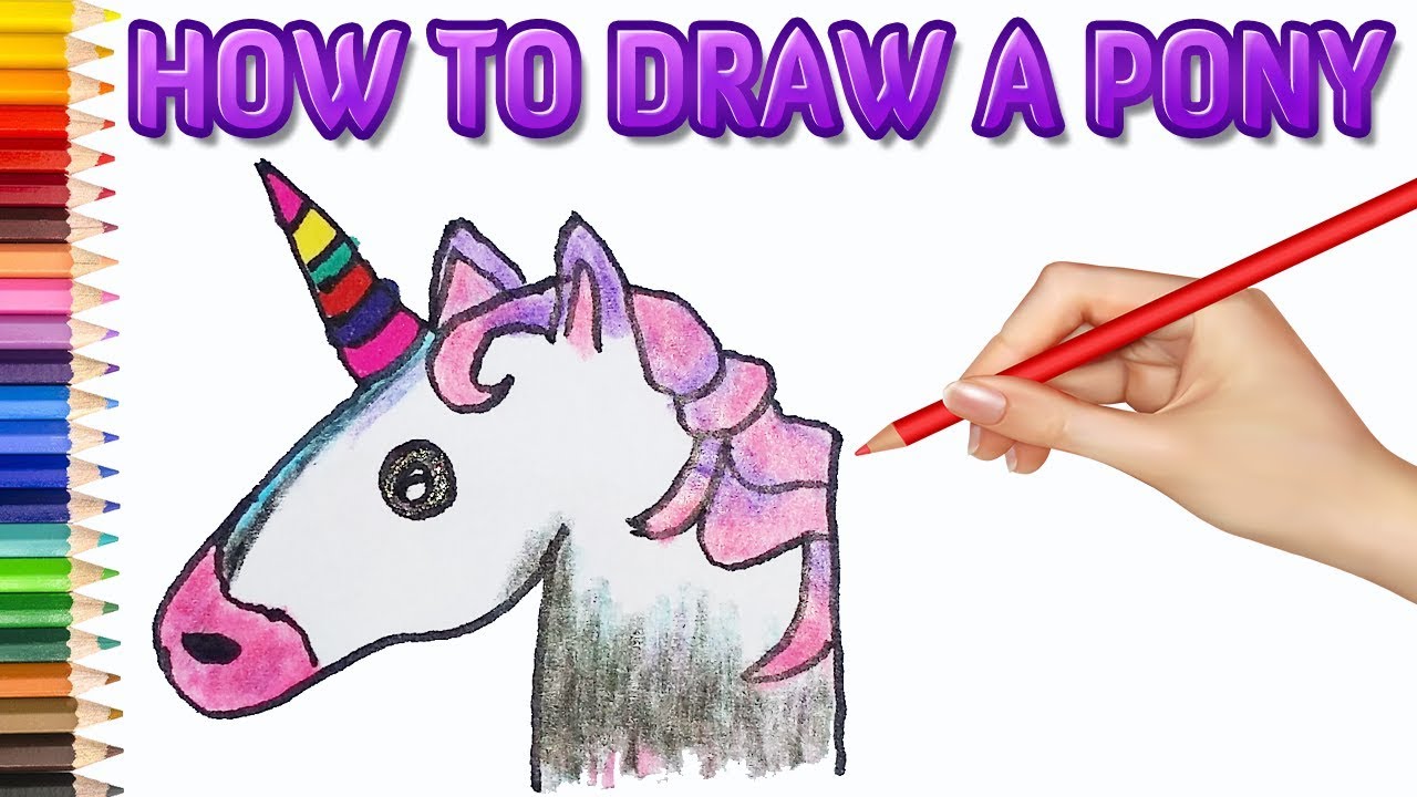 1280x720 How To Draw A Pony Step