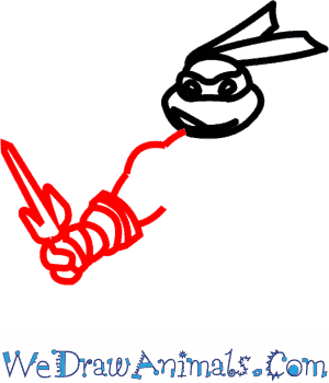 300x350 How To Draw The Ninja Turtles