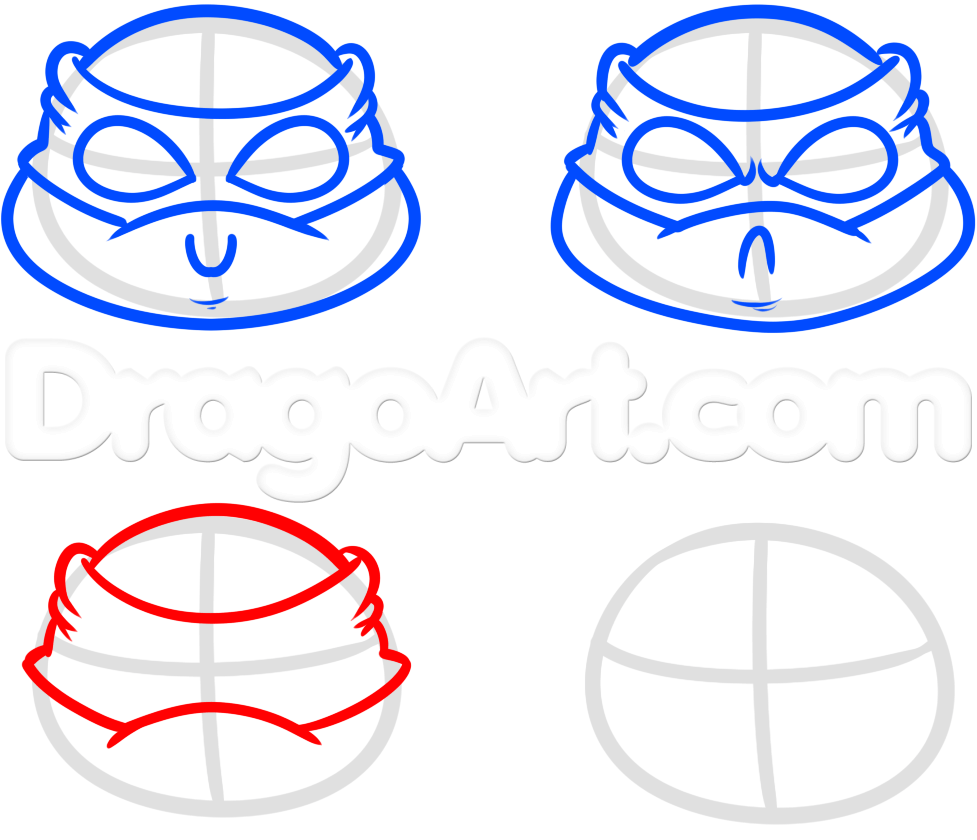 Easy Ninja Turtle Drawing | Free download on ClipArtMag