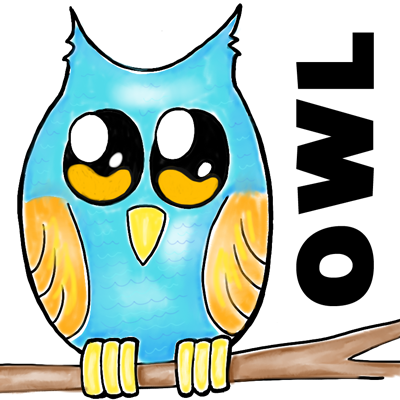 400x400 How To Draw Owl On Branch Easy Drawing Tutorial For Kids How