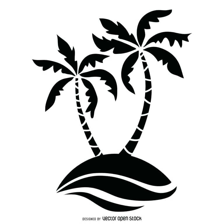 Easy Palm Tree Drawing | Free download on ClipArtMag