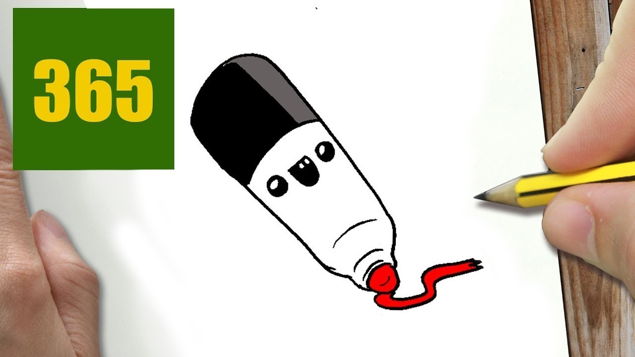 1280x720 How To Draw A Pen Cute, Easy Step