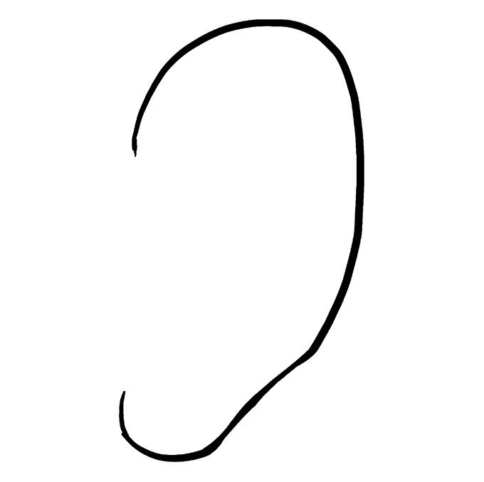 680x678 How To Draw An Ear Really Easy Drawing Tutorial