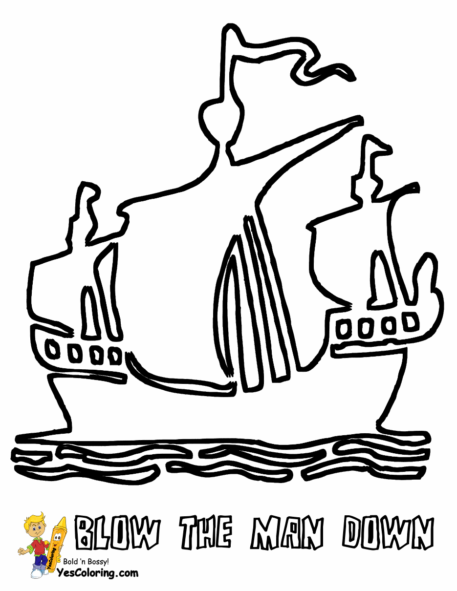935x1210 High Seas Pirate Ship Coloring Pages Pirate Ship Free Pirates