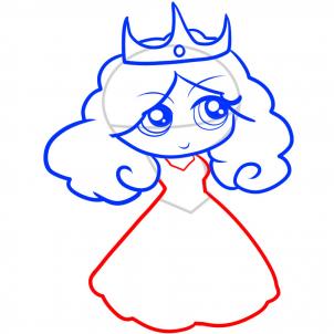 302x302 How To Draw How To Draw A Princess For Kids