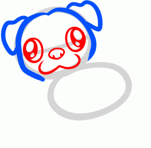 302x296 How To Draw How To Draw A Pug For Kids