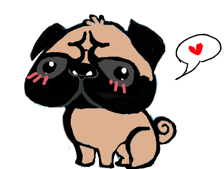 450x340 Collection Of Free Drawing Easy Pug Download On Ui Ex